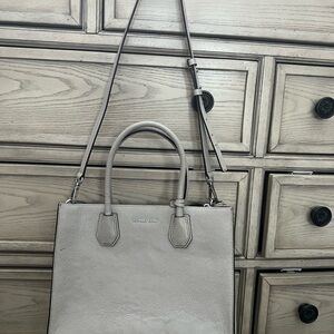 Michael Kors off white Leather Tote Bag